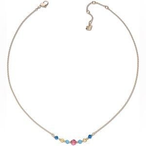 Swarovski beaded necklace Multi Colour